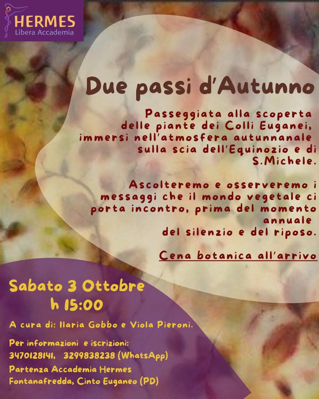 autunno cena