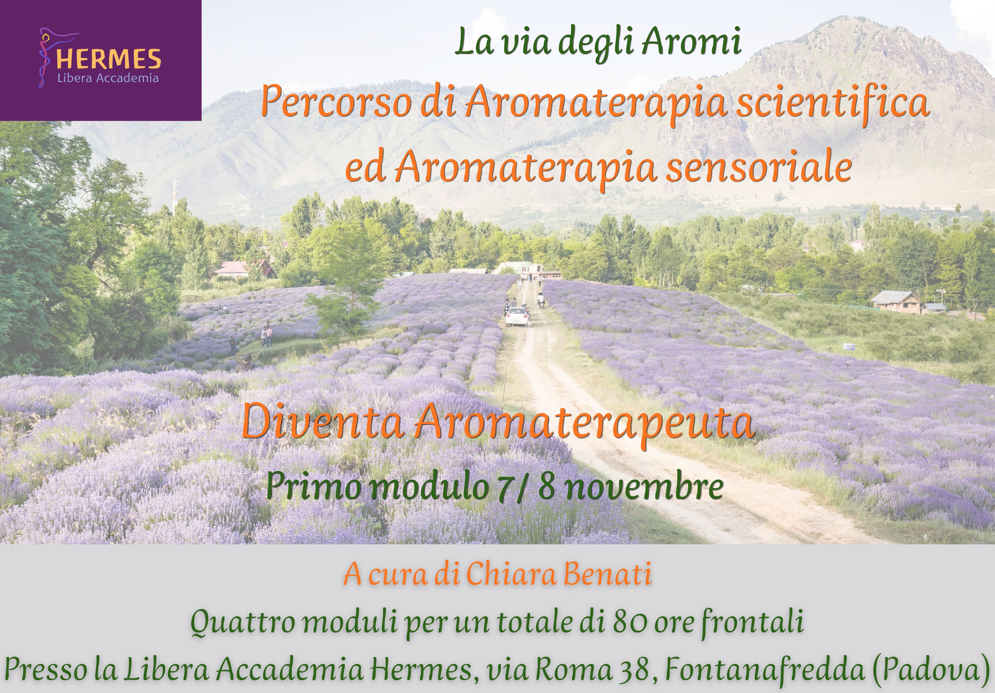 locandina percorso aromaterapia FB