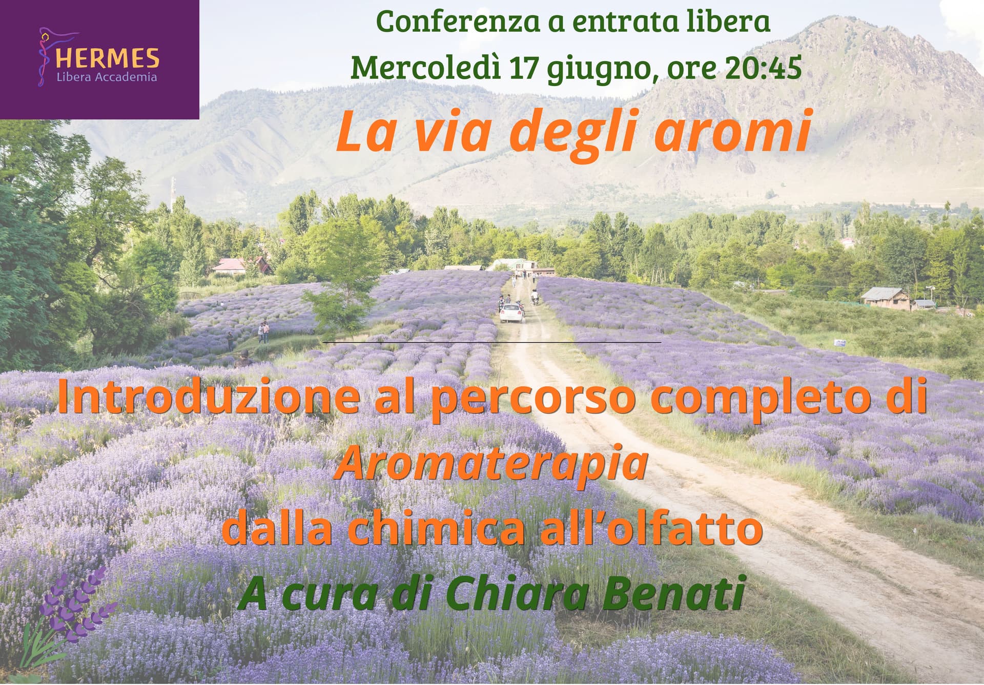 Conferenza aromaterapia giugno 2026